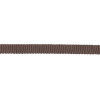 Dark Brown Recycled Polyester Petersham Grosgrain Ribbon - 6mm - Detail | Mood Fabrics