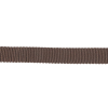 Dark Brown Recycled Polyester Petersham Grosgrain Ribbon - 9mm - Detail | Mood Fabrics