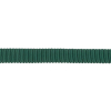 Emerald Recycled Polyester Petersham Grosgrain Ribbon - 9mm - Detail | Mood Fabrics