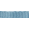 Dusty Blue Recycled Polyester Petersham Grosgrain Ribbon - 15mm - Detail | Mood Fabrics
