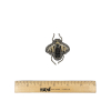 Gold and Black Bee Rhinestone and Glass Beaded Applique - 2" X 1.875" - Full | Mood Fabrics