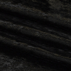 Vela Black Metallic Polyester Velvet - Folded | Mood Fabrics