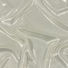 Vela White Metallic Polyester Velvet | Mood Fabrics