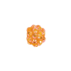 Orange AB Rhinestone and Resin Faceted 12mm Beads - 10pc - Detail | Mood Fabrics