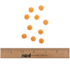 Orange AB Rhinestone and Resin Faceted 12mm Beads - 10pc - Full | Mood Fabrics