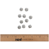 Silver AB Rhinestone and Resin Faceted 12mm Beads - 10pc - Full | Mood Fabrics