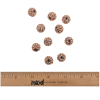 Copper Rhinestone and Resin Faceted 14mm Beads - 10pc - Full | Mood Fabrics