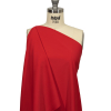 Santorini Plus Red UV Protective Stretch Recycled Swimwear Tricot - Spiral | Mood Fabrics