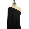 Black Fleece Backed Stretch Rayon Knit - Spiral | Mood Fabrics