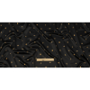 Ralph Lauren Black and Gold Logos and Icons Polyester Charmeuse - Full | Mood Fabrics