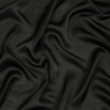 Famous Australian Designer Black Satin-Faced Silk Chiffon | Mood Fabrics