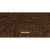 Thom Browne Tan, Russet and Black Plaid Blended Wool Brushed Twill Double Cloth Coating - Full | Mood Fabrics
