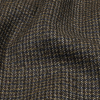 Balenciaga Italian Blue, Yellow and Gray Blurry Houndstooth Virgin Wool Suiting - Detail | Mood Fabrics