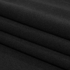 Balenciaga Italian Black Brushed Wool Coating - Folded | Mood Fabrics