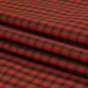 Balenciaga Italian Red, Black and Yellow Checked Cotton Shirting - Folded | Mood Fabrics