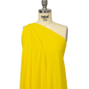 Balenciaga Italian Sunshine Yellow Polyester Crepe - Spiral | Mood Fabrics