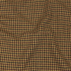Balenciaga Italian Brown, Red and Yellow Houndstooth Check Blended Wool Twill Coating | Mood Fabrics