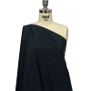 Balenciaga Italian Midnight Navy Polyester and Viscose Micro Faille - Spiral | Mood Fabrics