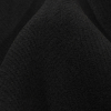 Balenciaga Italian Black Herringbone Brushed Virgin Wool Coating - Detail | Mood Fabrics