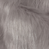 Silver Gray Luxury Faux Fur - Detail | Mood Fabrics