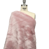 Dusty Rose Plush Short Pile Luxury Faux Fur - Spiral | Mood Fabrics