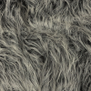Black and Light Gray Shaggy Faux Fur | Mood Fabrics