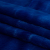 Royal Blue and SIlver Speckled Luxury Faux Fur - Folded | Mood Fabrics