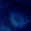 Royal Blue and SIlver Speckled Luxury Faux Fur - Detail | Mood Fabrics