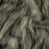 Ivory and Black Tipped Long Pile Luxury Faux Fur | Mood Fabrics