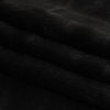 Black Textured Short Pile Luxury Faux Fur - Folded | Mood Fabrics