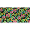 Balenciaga Italian Pink, Yellow and Lime Floral Stretch Cotton Twill - Full | Mood Fabrics