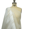 Metallic White Sleek Streaks Luxury Burnout Brocade - Spiral | Mood Fabrics