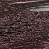Metallic Rose, Black and Tan Sleek Streaks Luxury Burnout Brocade - Detail | Mood Fabrics