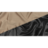 Olwyn Metallic Charcoal and Nude Double Faced Luxury Mikado - Full | Mood Fabrics