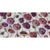 Magenta, Purple and Gray Green Big Poppies Cotton Lawn - Full | Mood Fabrics