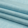 Light Blue Linen Oilcloth - Folded | Mood Fabrics