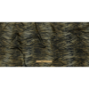 Italian Golden Olive and Black Tiger Stripes Warp Printed Polyester Faille - Full | Mood Fabrics