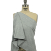 Heathered Light Gray Stretch Cotton Jersey - Spiral | Mood Fabrics