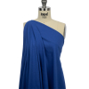 Blue Cotton Jersey - Spiral | Mood Fabrics