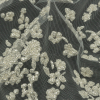 Luxury 3D White Floral Puffy Glitter Tulle - Detail | Mood Fabrics