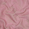 Metallic Gold and Pink Lines and Dots Luxury Brocade | Mood Fabrics