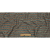Gray, Beige and Burnt Orange Boucle Stripes Chunky Wool Blend Sweater Knit - Full | Mood Fabrics