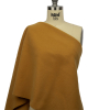 Alberini Italian Yellow Ochre Wool and Cashmere Coating - Spiral | Mood Fabrics