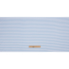 Baby Blue and White Striped Cotton and Polyester Jersey - Full | Mood Fabrics