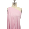 Baby Pink Stretch Rayon Jersey - Spiral | Mood Fabrics