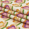 Mood Exclusive Ivory Tulip Twist Stretch Cotton Sateen - Folded | Mood Fabrics