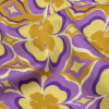 Mood Exclusive Purple Lucky You Stretch Cotton Sateen - Detail | Mood Fabrics