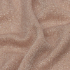 Sun Streams Metallic Champagne All-Over Glitter Nylon Knit - Detail | Mood Fabrics