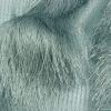 Dusty Green Zig Zag Fringe Mesh - Detail | Mood Fabrics