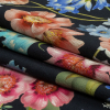 Mood Exclusive Navy Florist's Cuttings Stretch Cotton Woven - Folded | Mood Fabrics